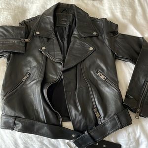 Faux Leather Jacket